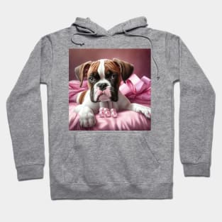 Cute Boxer Puppy Hoodie